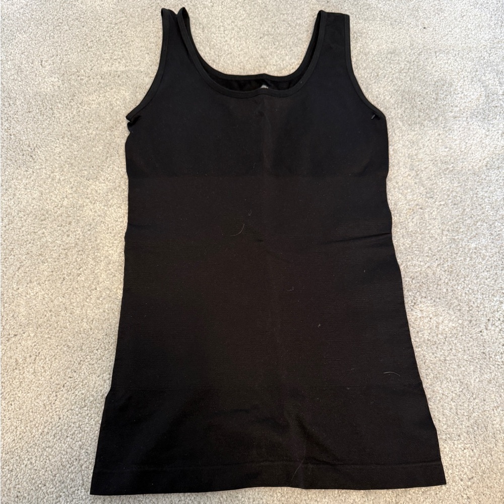 Yummie Tummie Black Sleeveless Shapewear Tank Top S/M